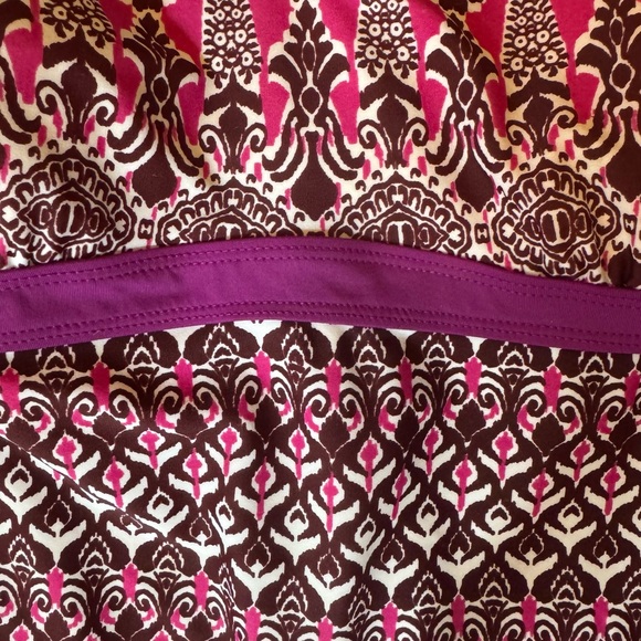 ATHLETA SHOREBREAK purple, pink, and burgundy dress - Picture 5 of 10